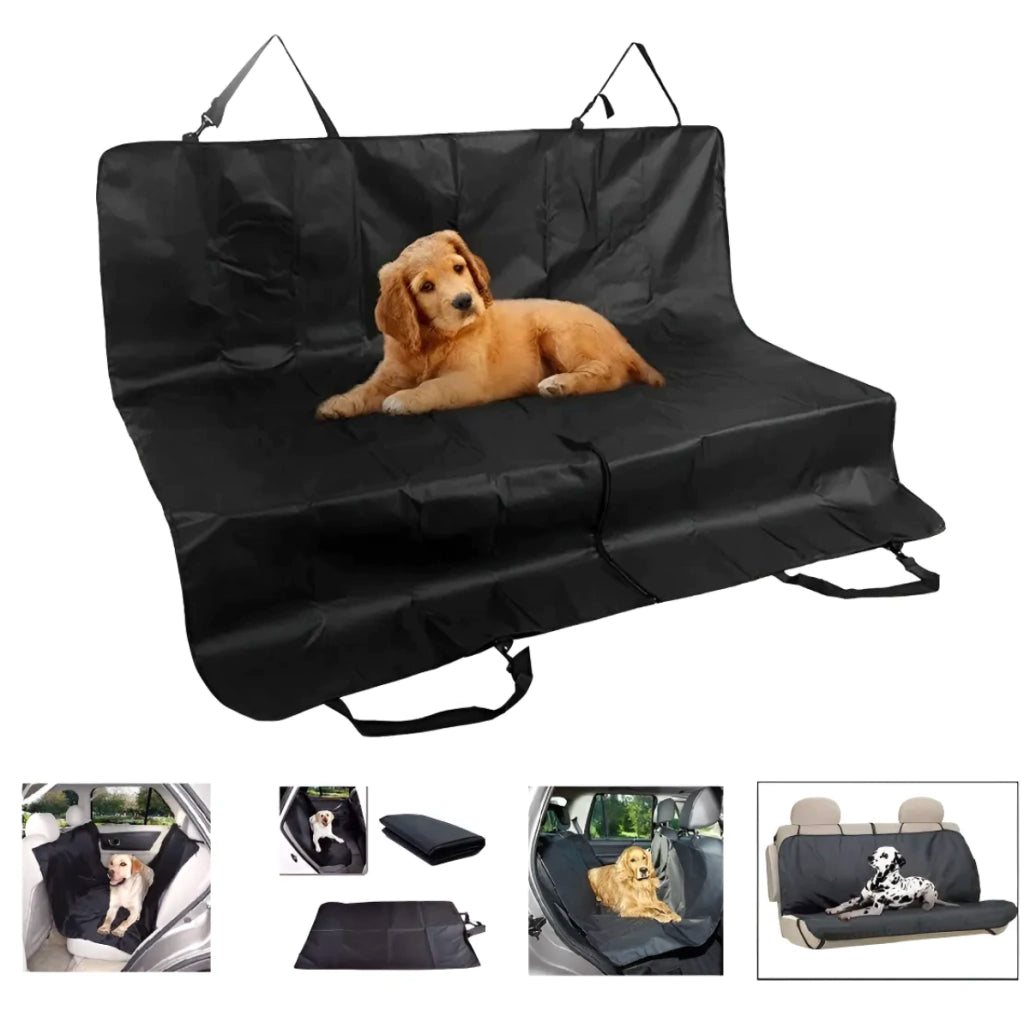Funda impermeable para asiento trasero del auto, para mascotas