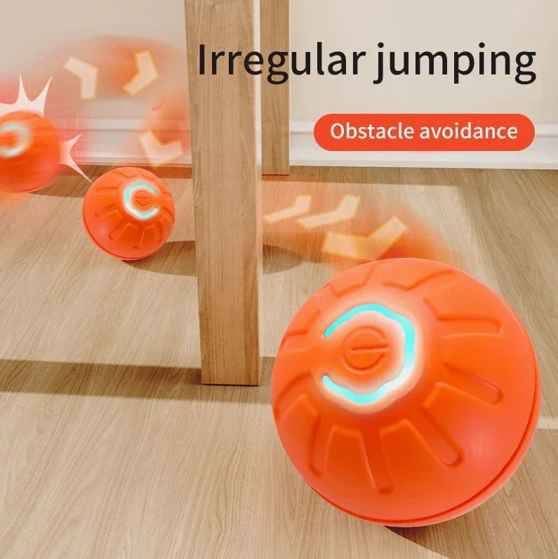 Pelota interactiva recargable para perros y gatos