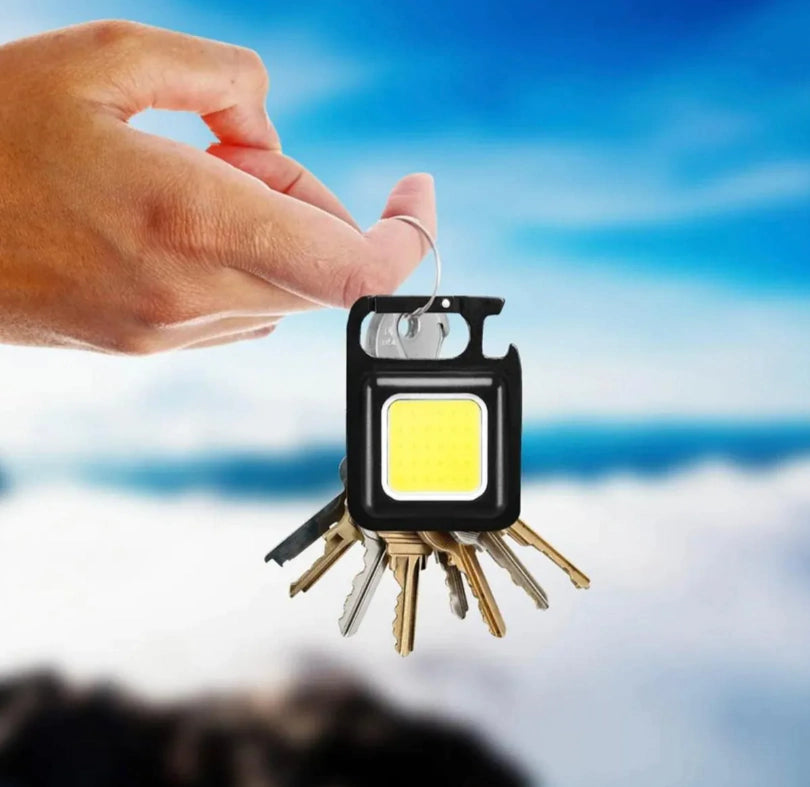 Mini linterna COB 500 lm recargable con imán