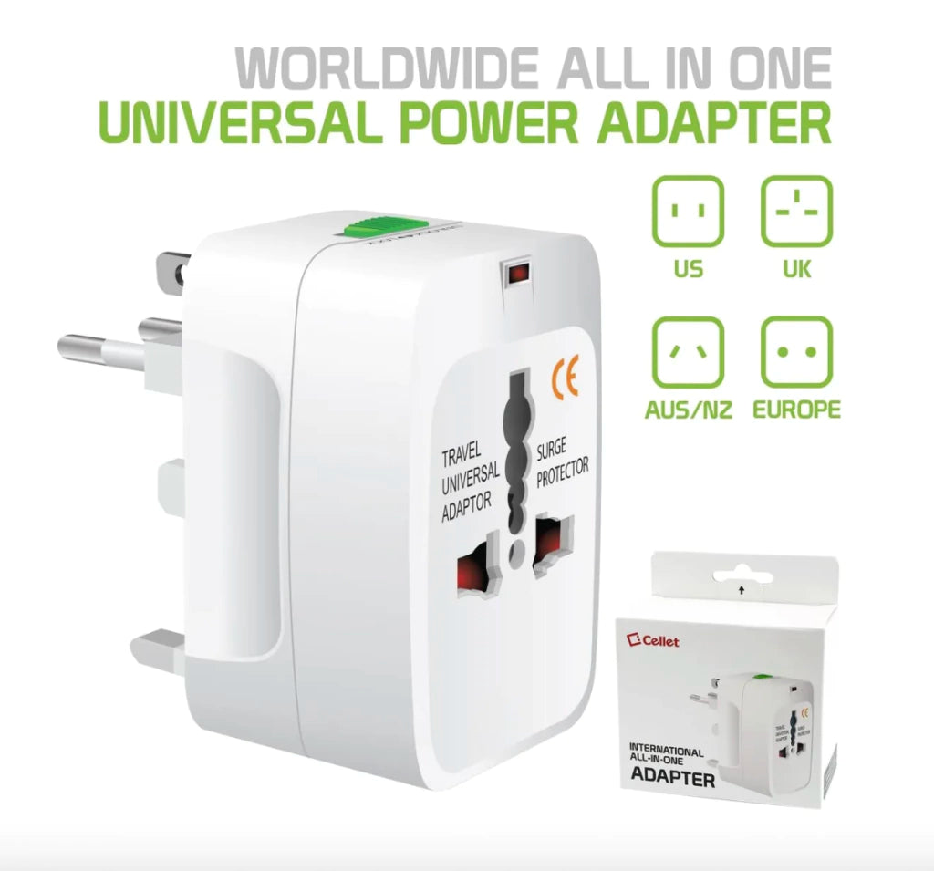 Adaptador universal de viaje para 150 países