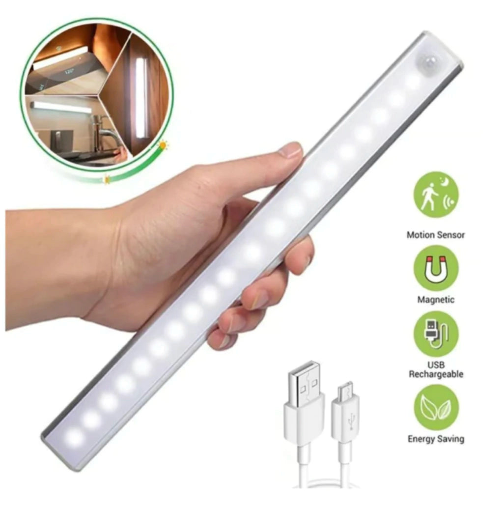 Barra LED con sensor de movimiento 50 cm