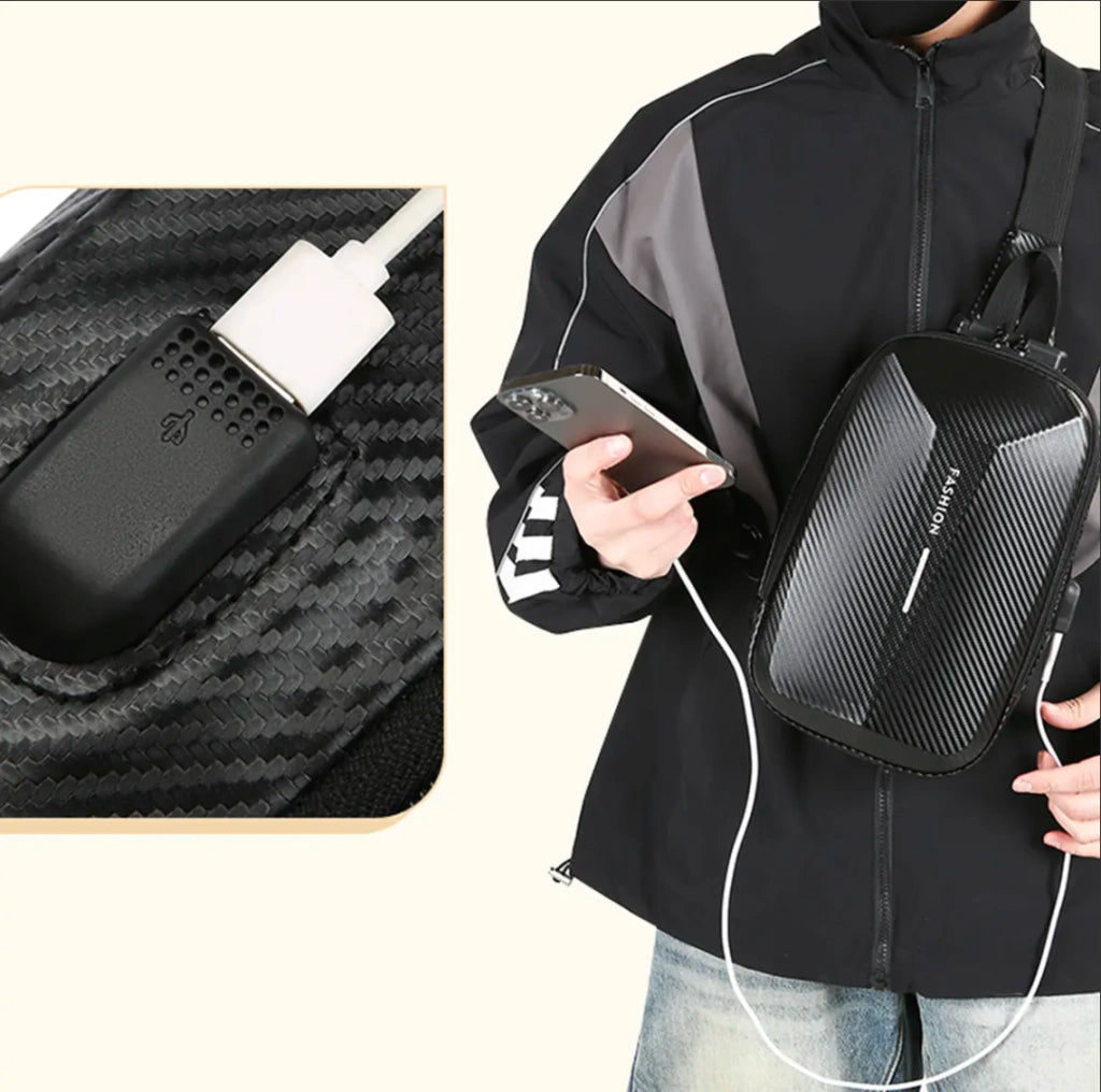 Mochila antirrobo con candado y puerto USB